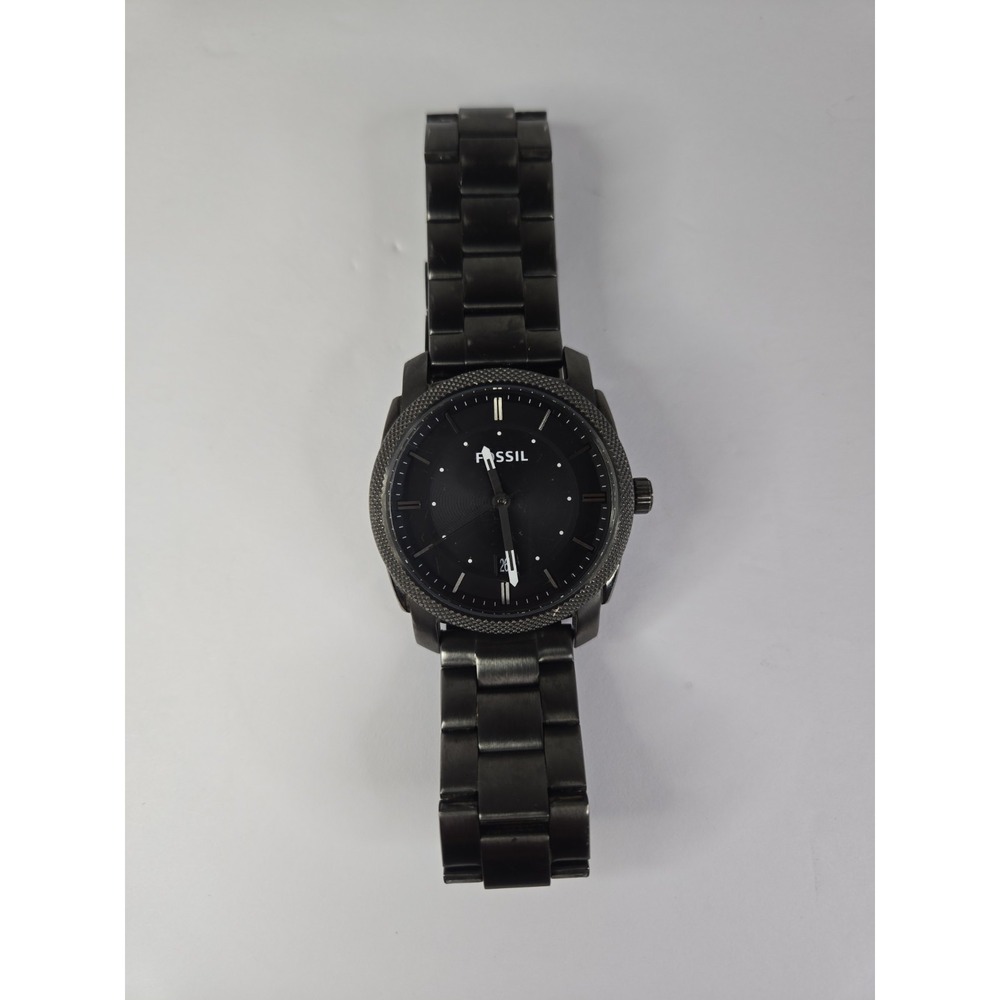 Fossil Machine FS4774 Men Smoke Stainless Steel Analog Dial Quartz Watch